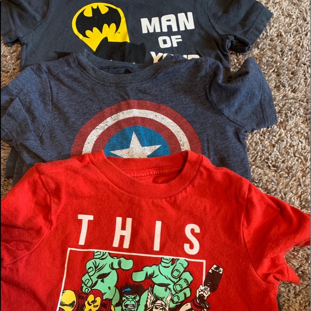 Superhero bundle t shirts